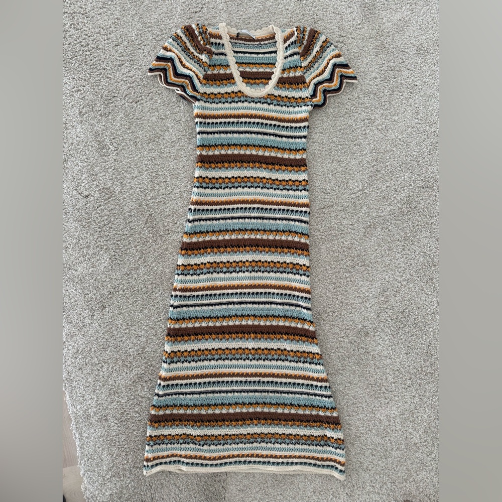 Zara crochet dress